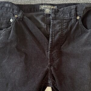 Banana Republic Men's Dark Blue Corduroy Trousers